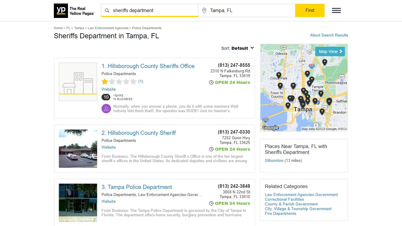 Best 30 Sheriffs Department in Tampa, FL with Reviews - YP.com